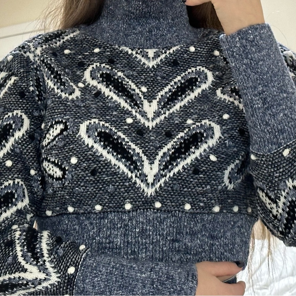 ZARA crop sweater